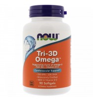 omega Tri-3D +Vitamin D 90 caps now